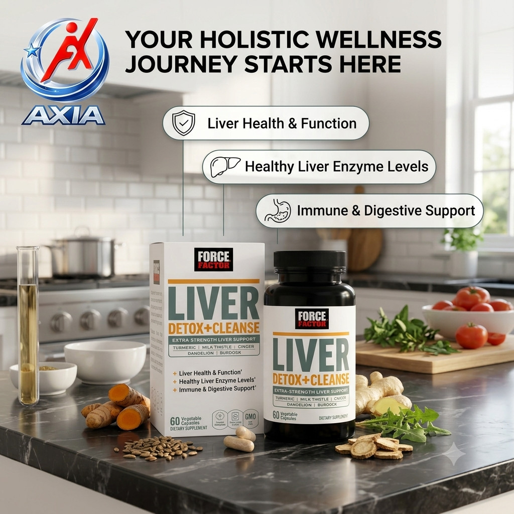 🛡️Force Factor ~ Liver Detox + Cleanse ~ 60 Caps ~ Sealed ~🛡️