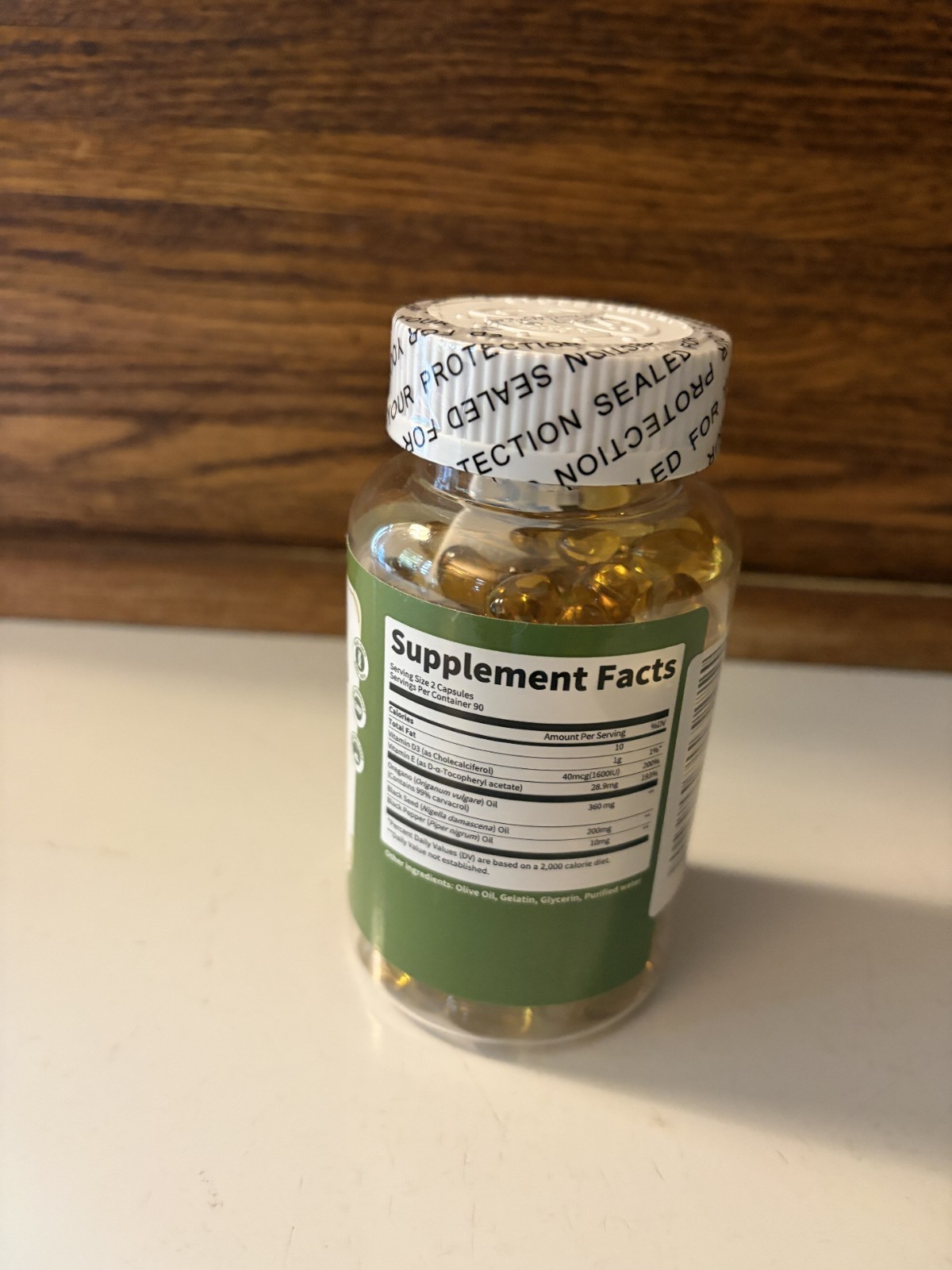 Lukaree Black Seed Oil Of Oregano, 180 Gelcaps