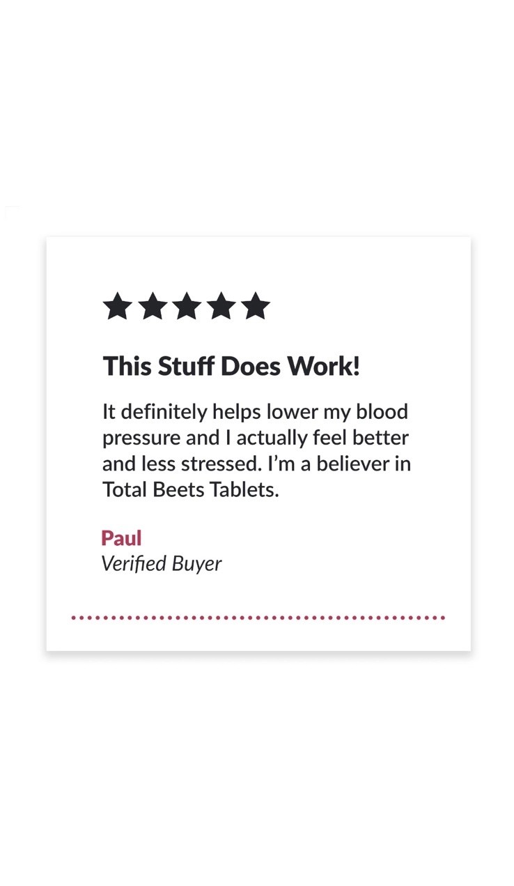 Total Beets Circulation Superfood Beet Root with Blood Pressure Support 120ct