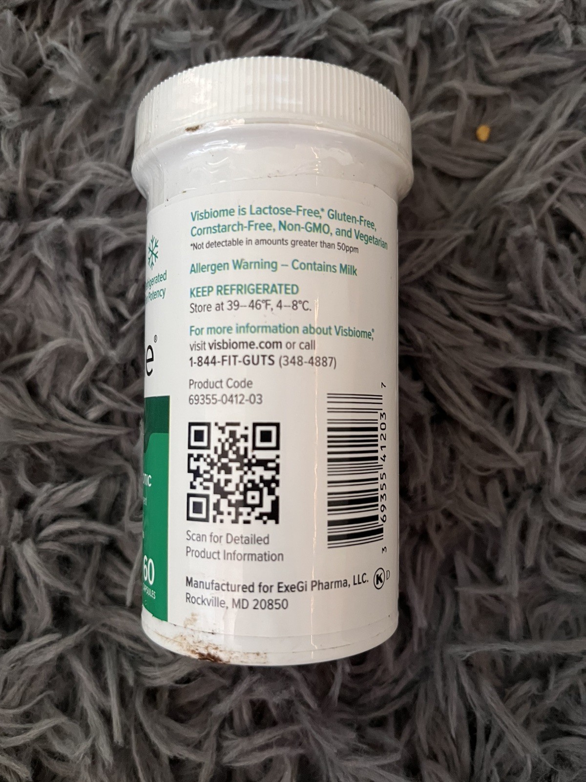 High Potency Probiotic – 112.5 Billion CFU Live Probiotics, 4/26