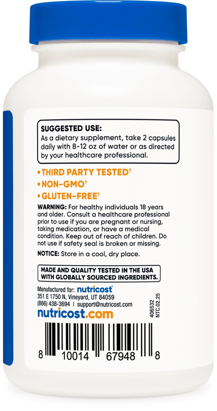 Nutricost Resveratrol 700mg, 120 Capsules – Gluten Free, Non-GMO, Vegan