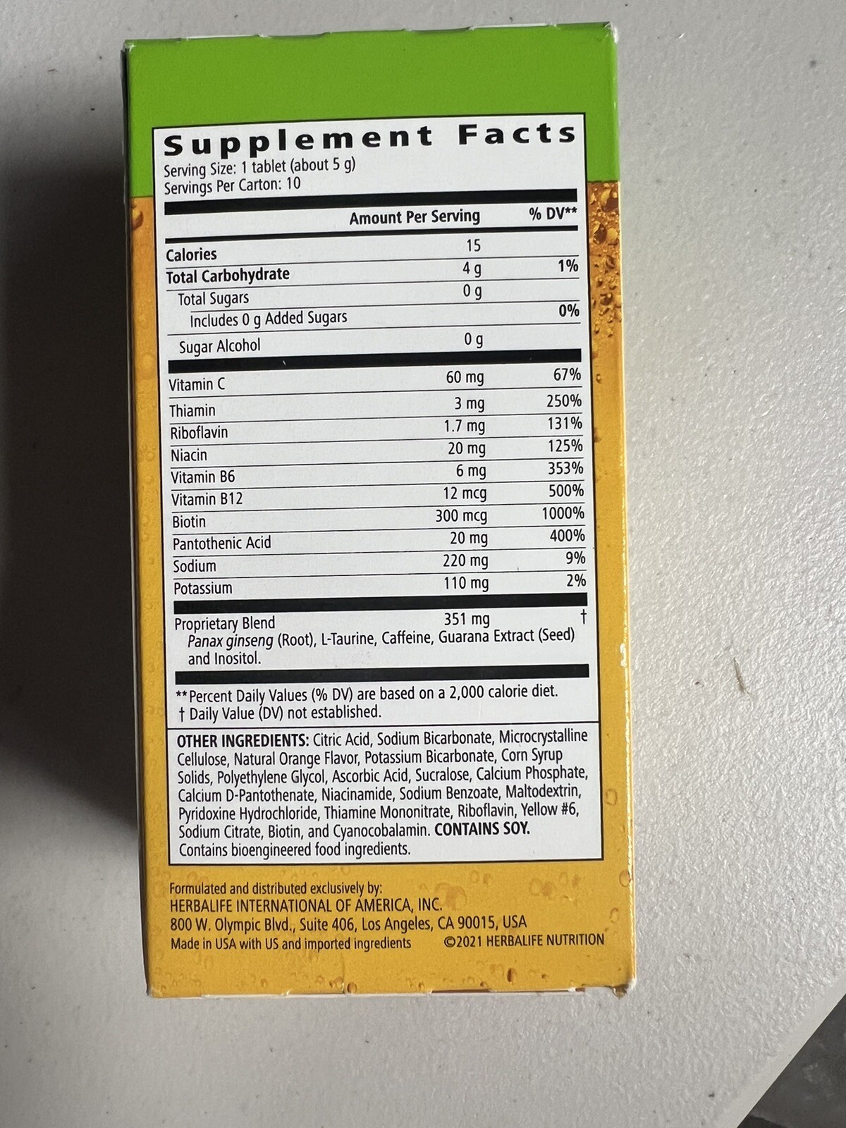 Liftoff Herbal Life 10 Tablet