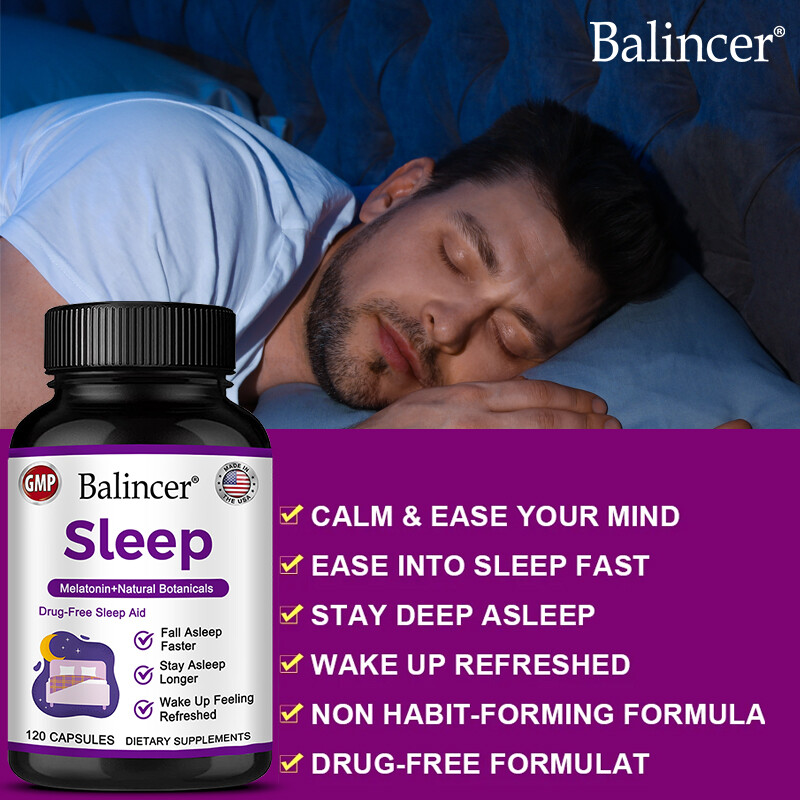 Sleep Capsules 630/60/120ct, Fall Asleep Fast & Stay Asleep, Sleep Supplement