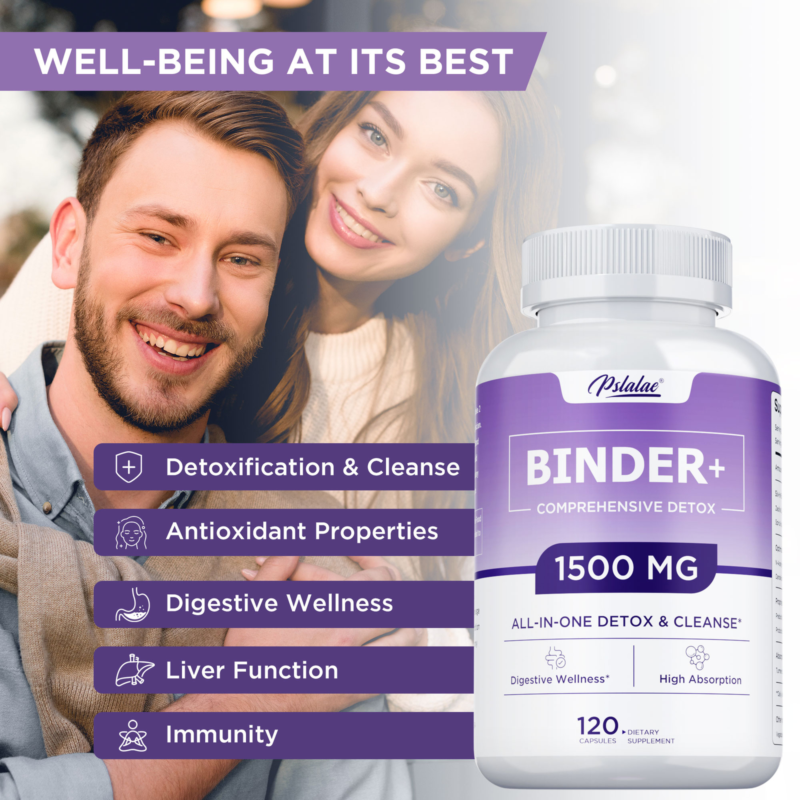 Binder Detox – Activated Carbon,Zeolite – Liver Detox & Cleanse,Digestive Health