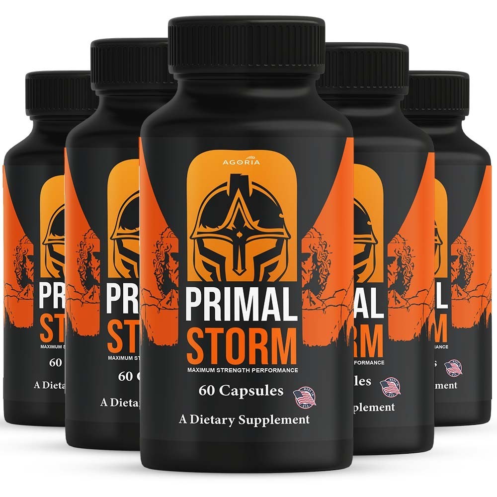 (5 Pack) Primal Storm Performance Support, PrimalStorm Capsules