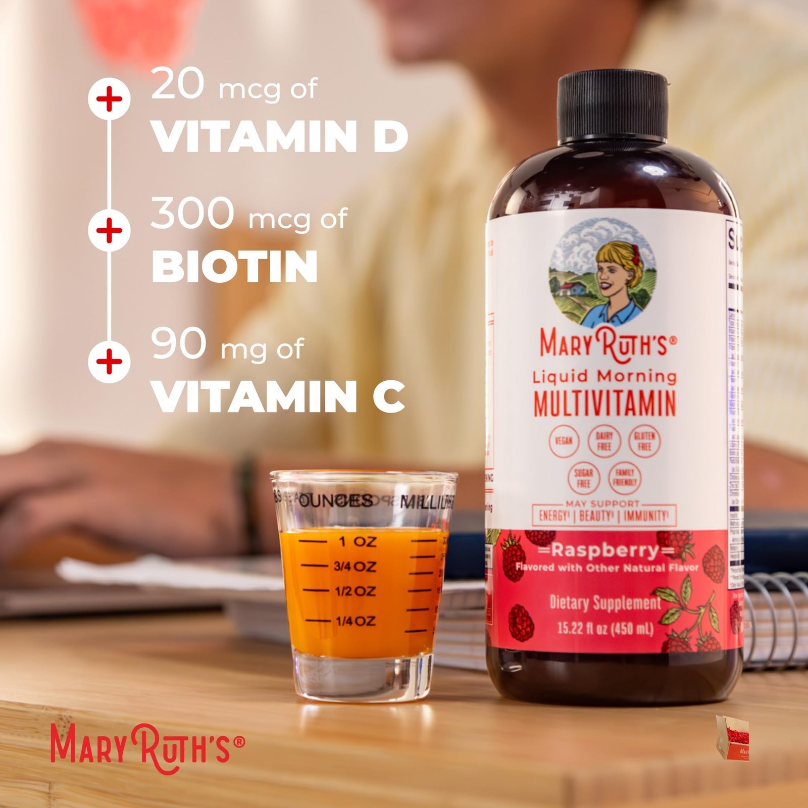 MARYRUTH’S Multivitamin for Women, Men & Kids | 15.22 Fl Oz (Pack of 1)