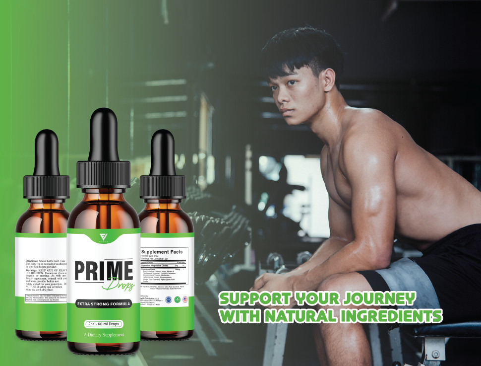 (5 Pack) Prime Drops Performance Support, Prime Advanced Daily Formula (10oz)