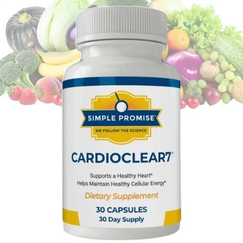 Clear Cardio 7 – 30 Capsules New/Sealed Exp 9/2026 Free Shipping!