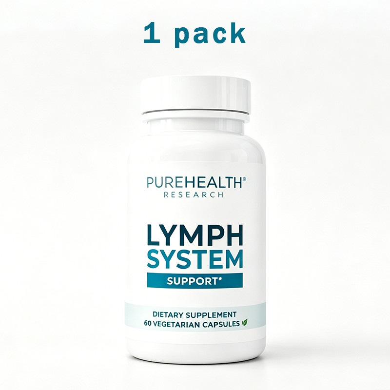 1-3 Pack PureHealth Research Lymph System Support Supplement,Lymphatic Drainage