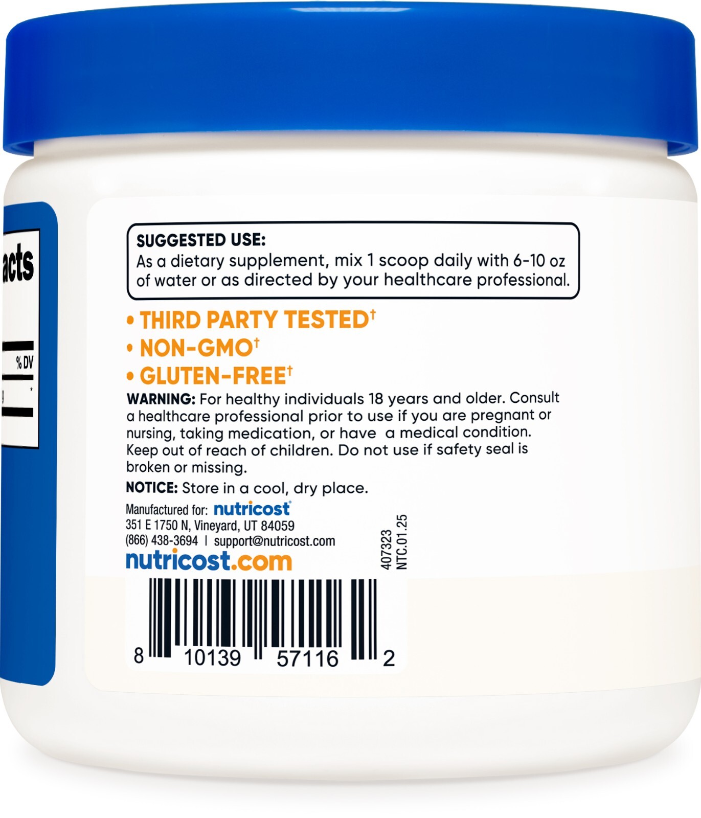 Nutricost Pure Bee Pollen Powder (8 oz) – Gluten Free, Non-GMO Supplement