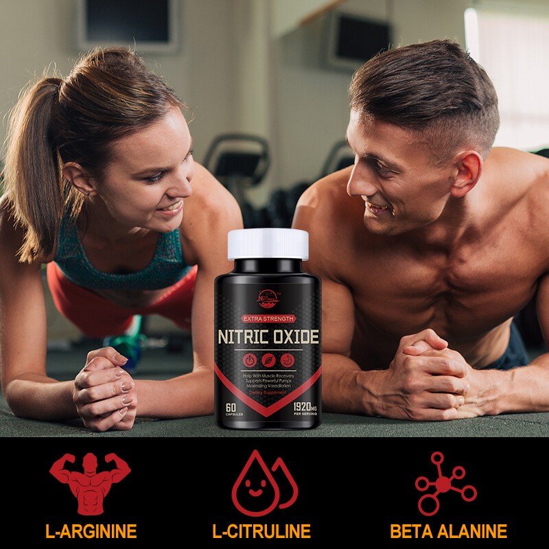 Nitric Oxide & Circulation Booster | L-Arginine, L-Citrulline | Extra Strength