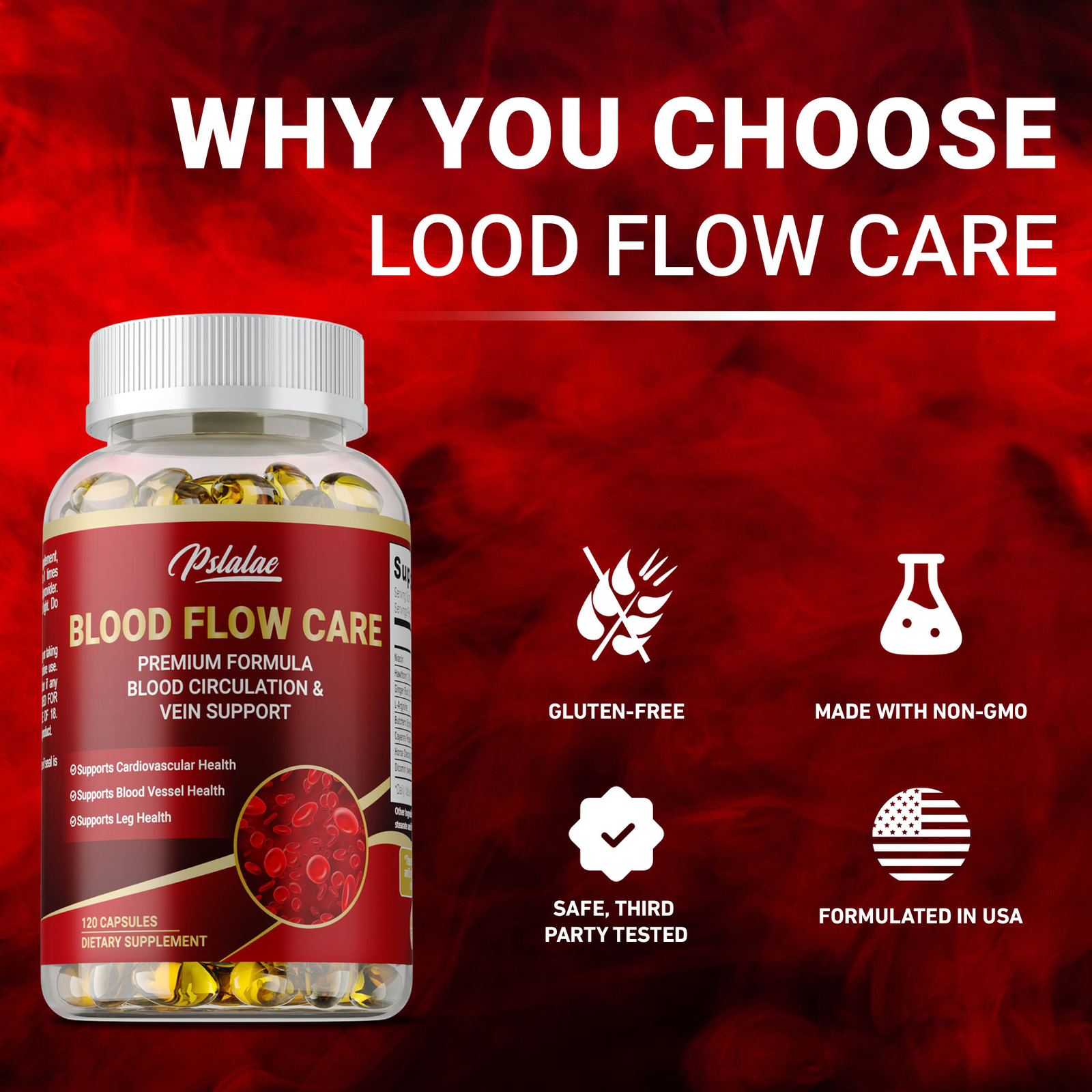 Blood Flow Care – Hawthorn – Promotes Blood Circulation and Healthy Leg Veins