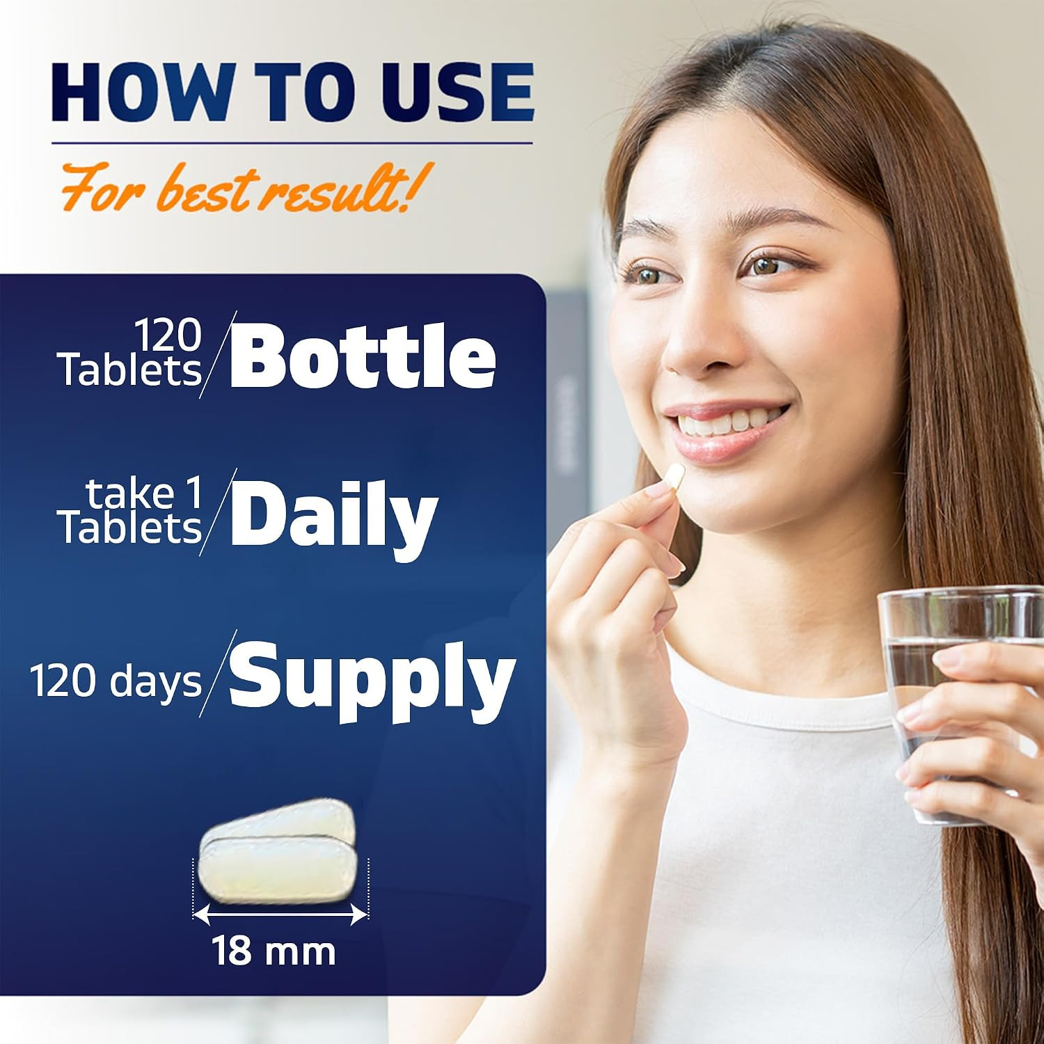 Vitamatic L-Theanine 200 mg with Caffeine 100 mg, 120 Tablets | Promote Calm Foc