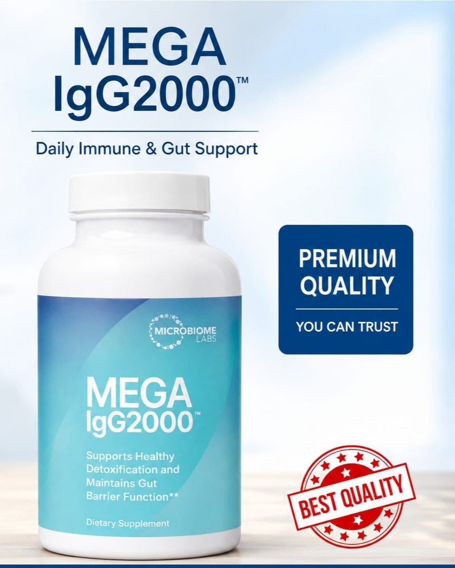 Free Ship Microbiome Labs Mega IgG2000 Capsules 120 Capsules Immunity Support