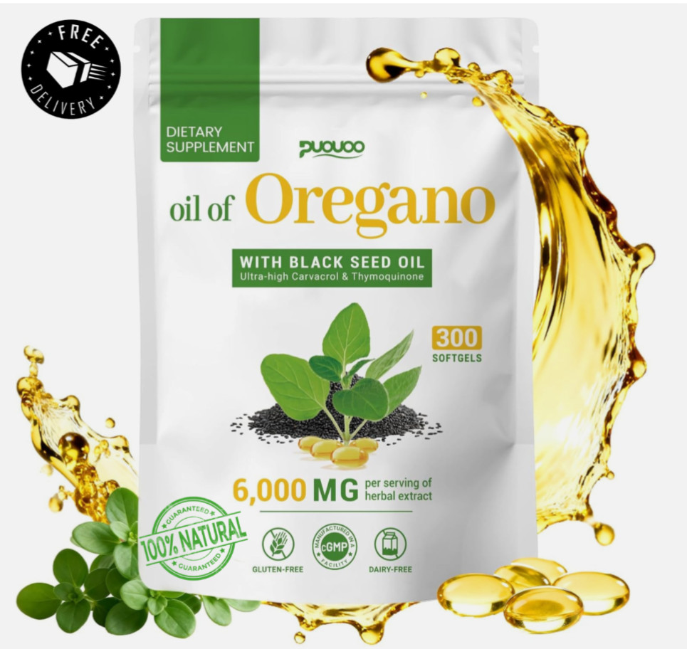Resilia Oil Of Oregano With Black Seed Oil 6,000MG 300 Softgels (Fast Delivery)