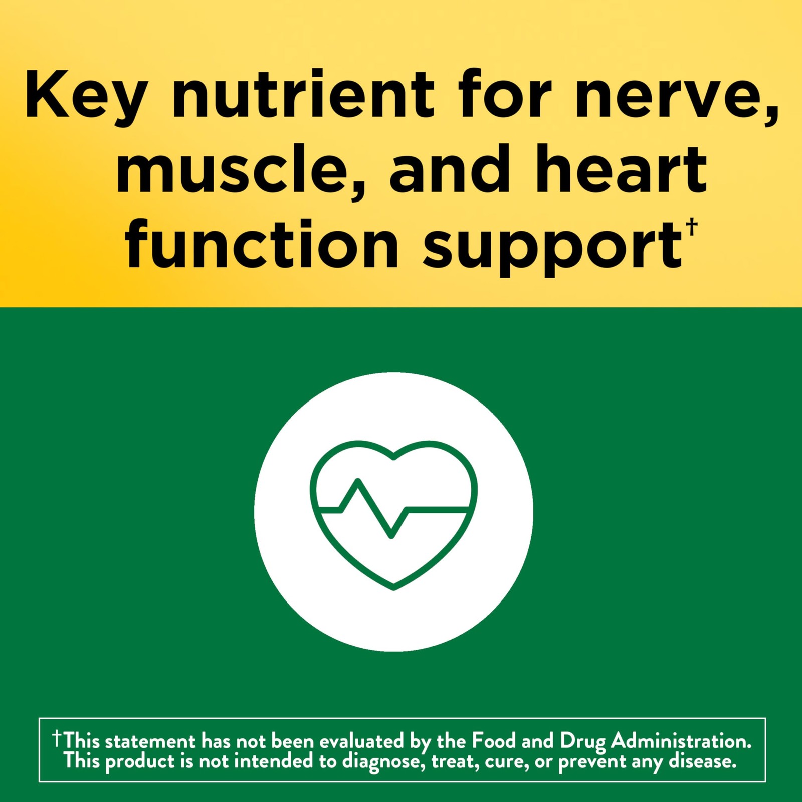 Nature Made Potassium Gluconate 550 mg, 100 Count (Pack of 1), A