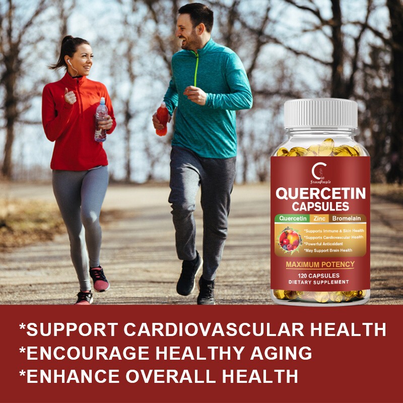 Quercetin 1000mg With Bromelain – Natural Immune supplement, 120-600 Capsules