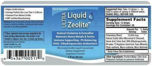 2-Extra Strength Liquified Zeolite Liquid Natural Detox for PURE Mind and Body !