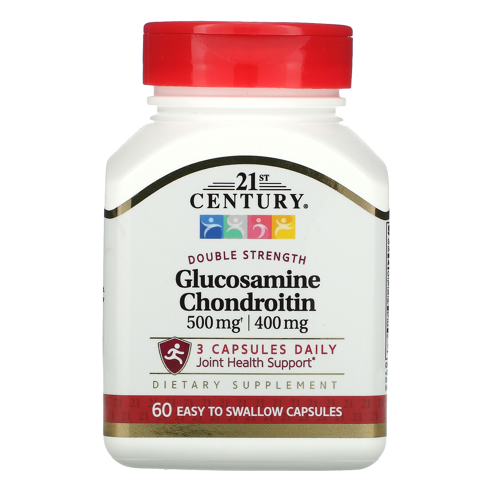Glucosamine / Chondroitin, Double Strength, 1500 mg / 1200 mg, 60 Easy to