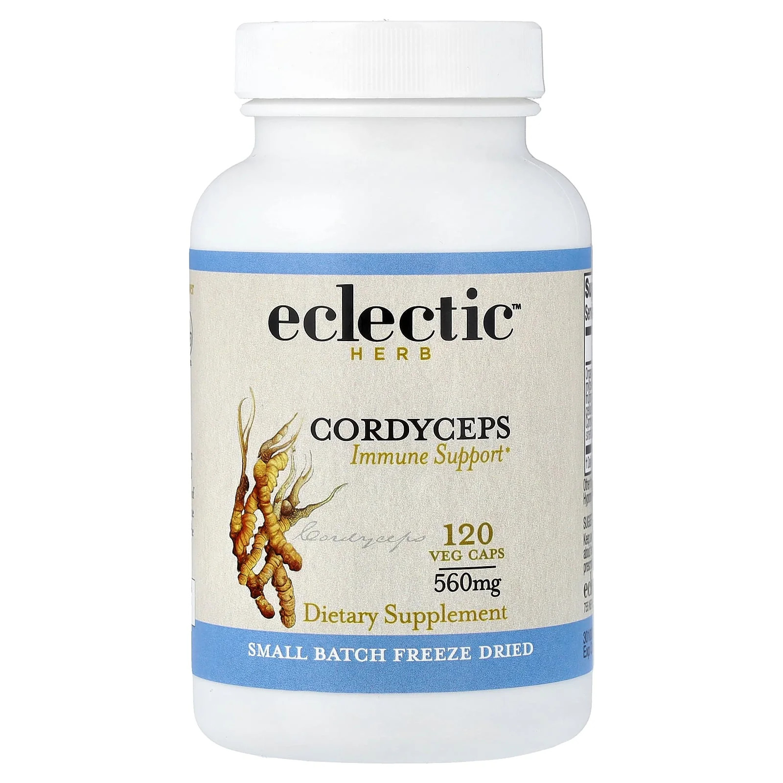 2 X Eclectic Herb, Cordyceps, 560 mg, 120 Veg Caps