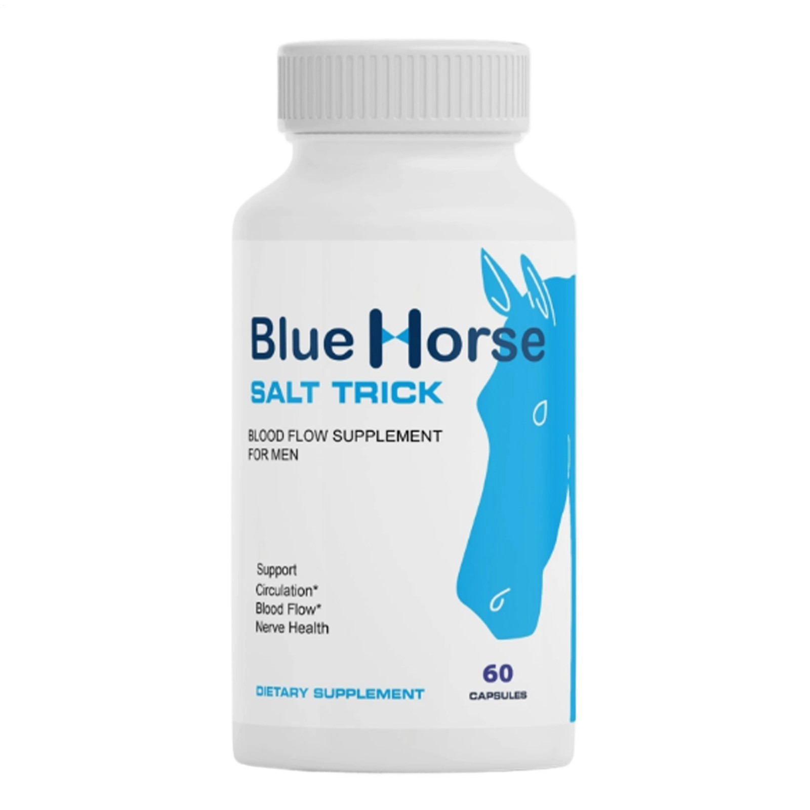 ( 1 Pack ) Blue Horse Salt Trick – Our Best Blood Flow Supplement For Men-