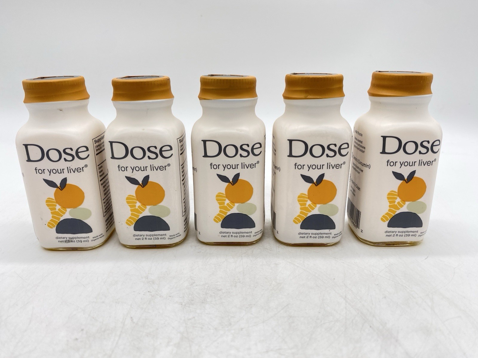 5 PK – DOSE For Your Liver Support Supplement Cleanse 2oz Each