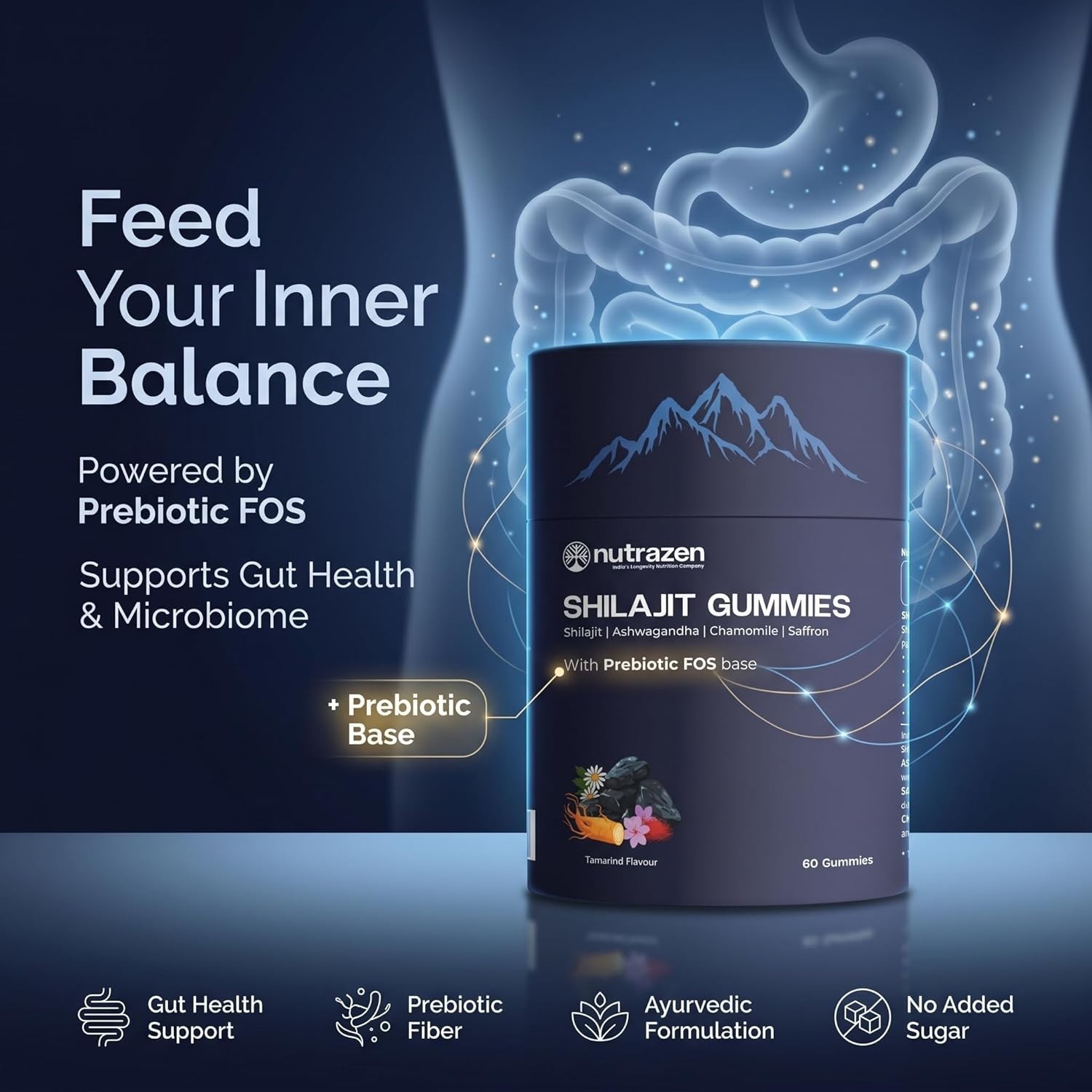 Premium Herbal Gummies 60 – Himalayan Shilajit Gold Formula