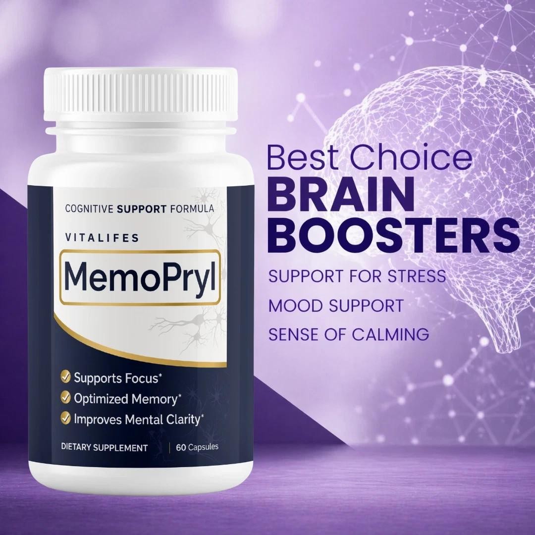 (5 Pack) MemoPryl Nootropic All Natural Brain Supplement Memo Pryl 300 Capsules