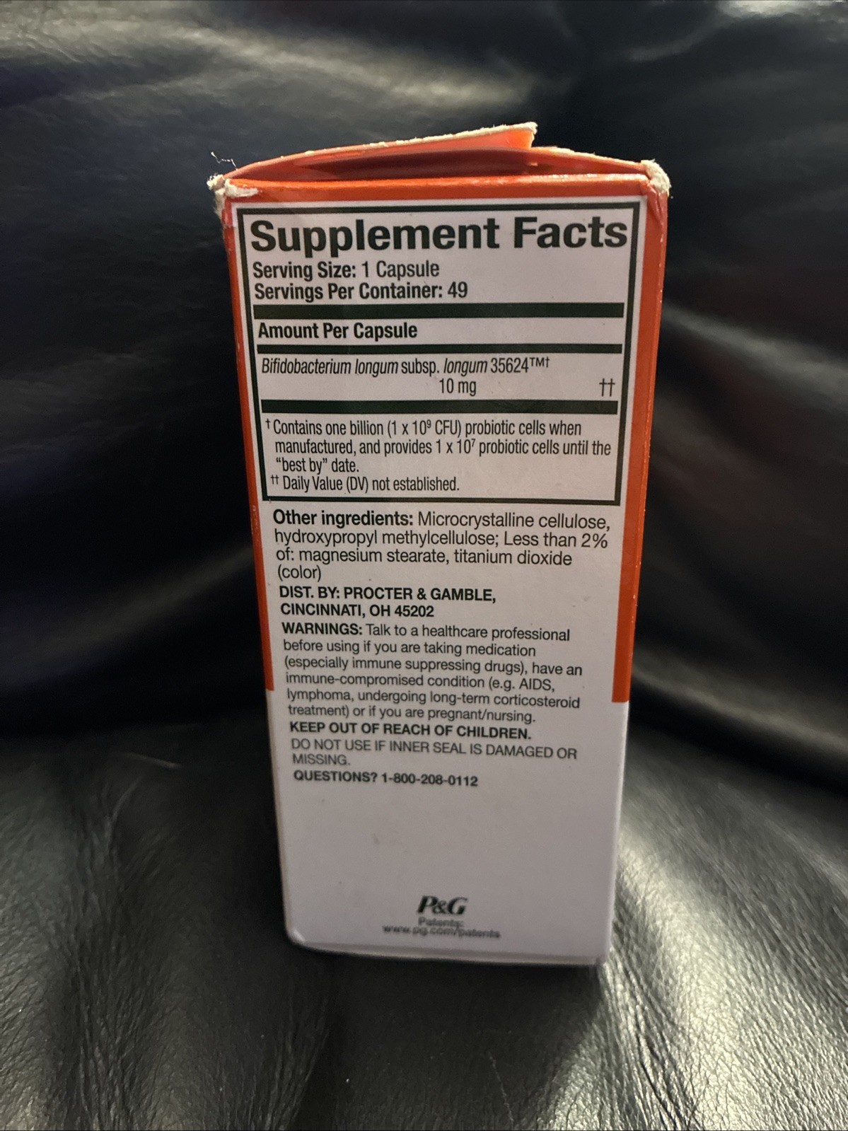 New Align Probiotic Supplement Capsule – 49 Count Exp: 12/2028