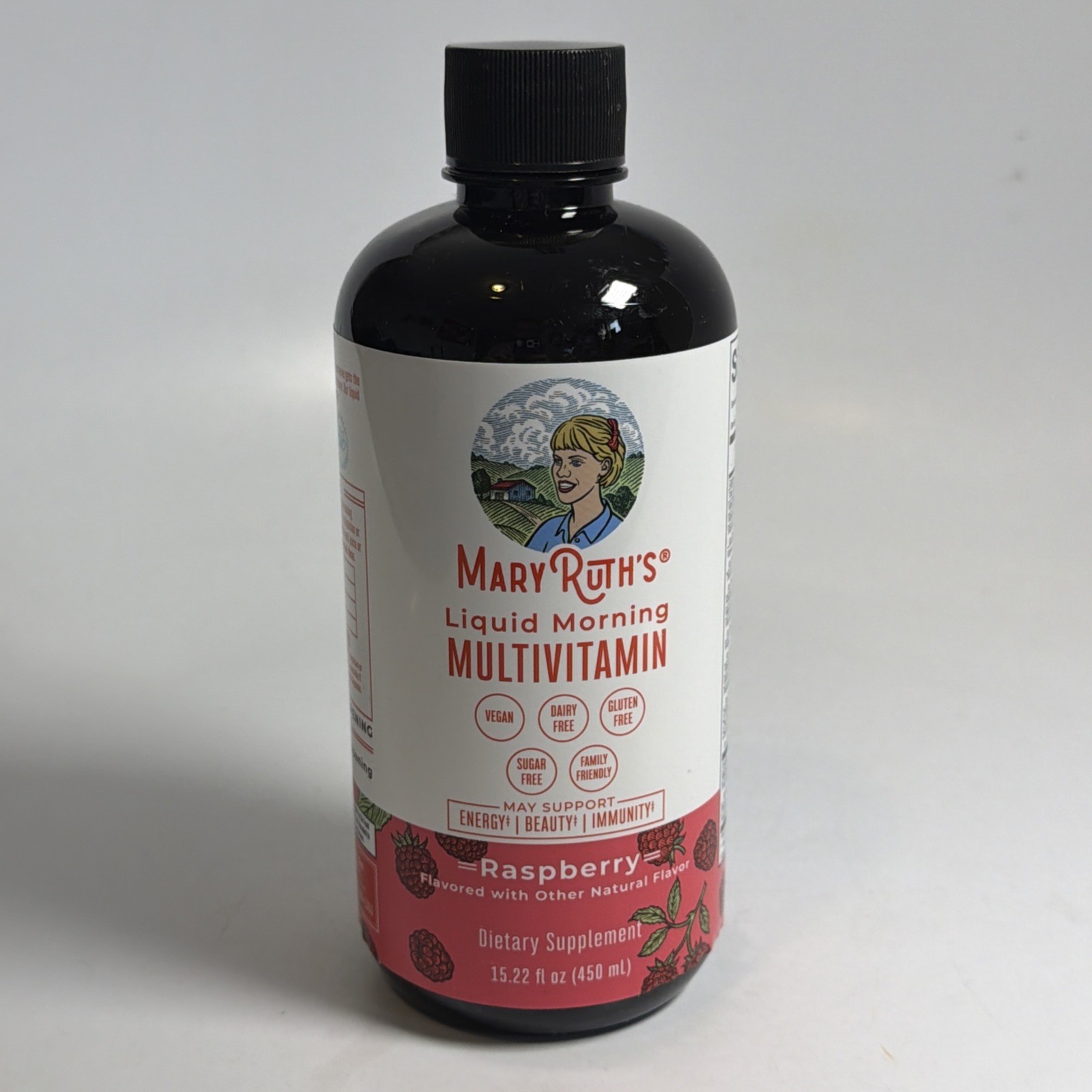 Liquid Morning Multivitamin Raspberry 15.22 fl oz. EXP 07/2027 Sealed