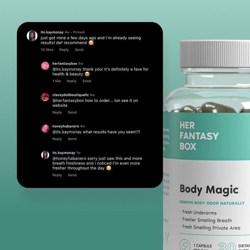 Body Magic Chlorophyll Pill – For Body Odor, Purification & Skin