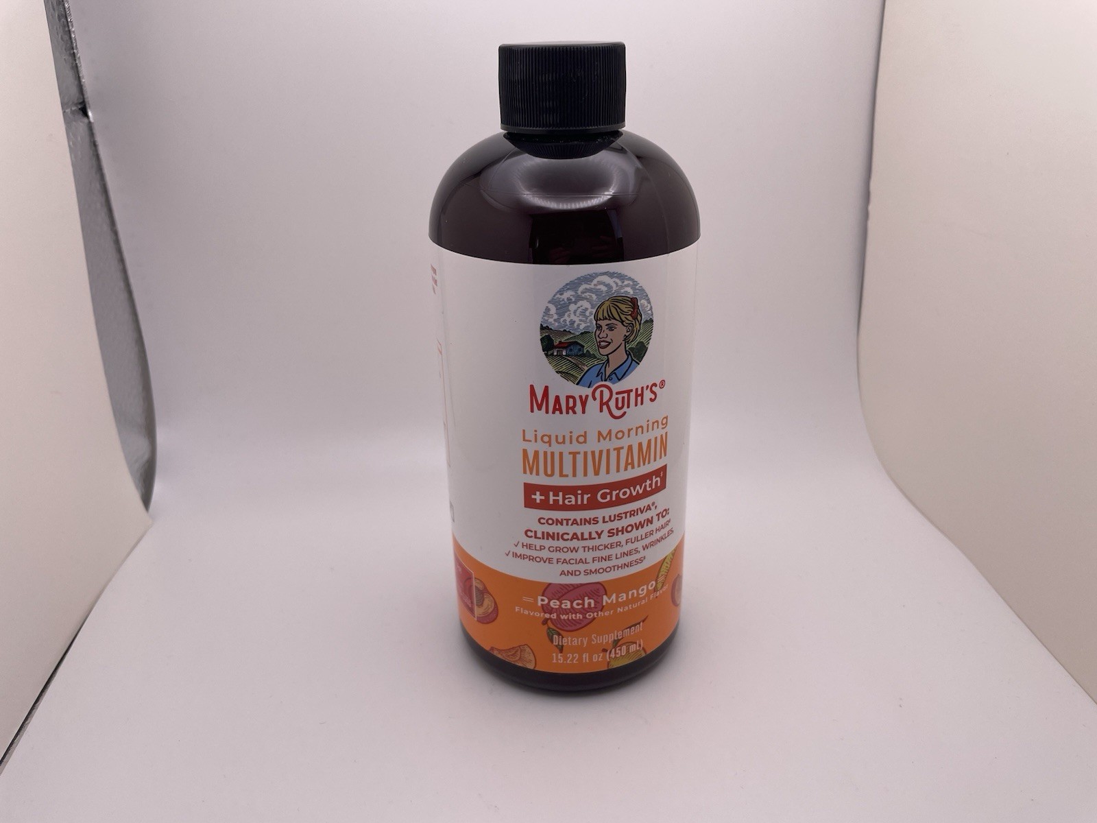 Mary Ruth’s Liquid Morning Multivitamin + Hair Growth/Peach Mango/15.22 fl.oz