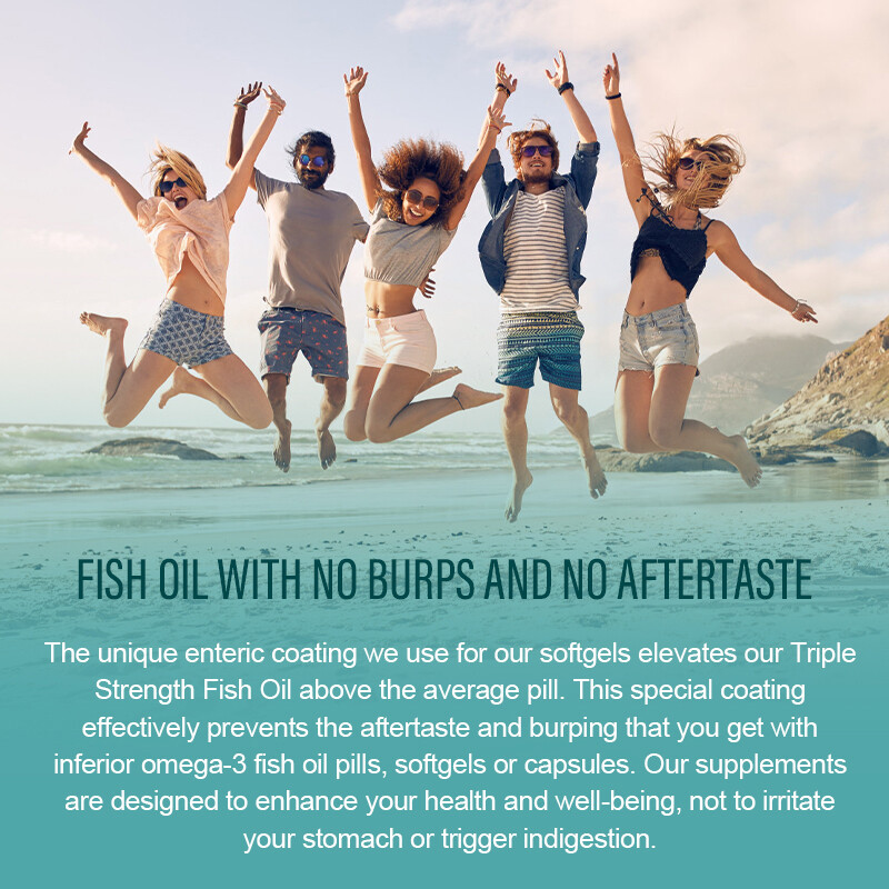 1/2/4x Omega 3 Fish Oil Capsules Triple Strength Joint Support 3600 mg EPA & DHA