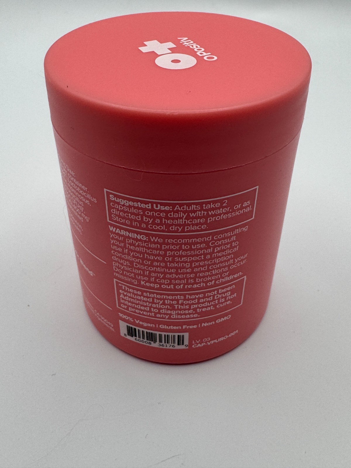 URO Vaginal Probiotic Capsules 60 Vegan pH Balance Odor Yeast Flora Fresh