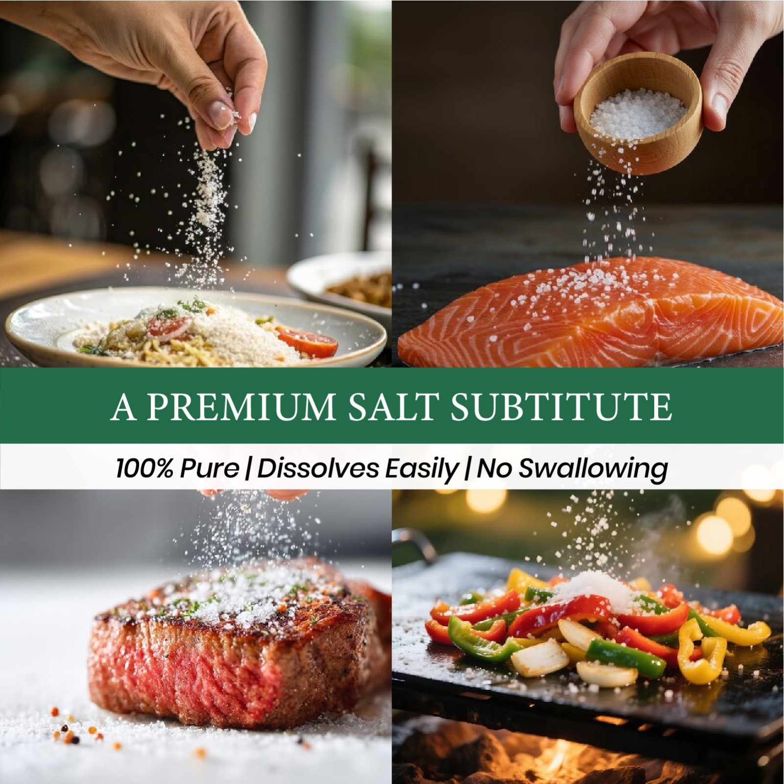 Potassium Chloride Powder, Pack of 2 (2 lb Each) – Sodium-Free Salt Substitute