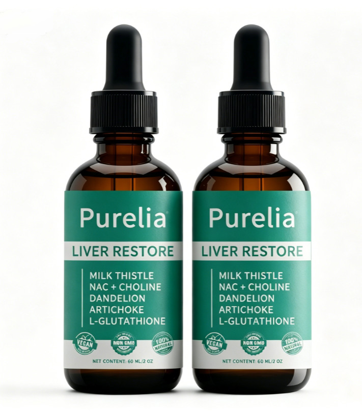 60ml 1-3 Bottles Purelia Liver Restore Drops Milk Thistle Optional Free Shipping