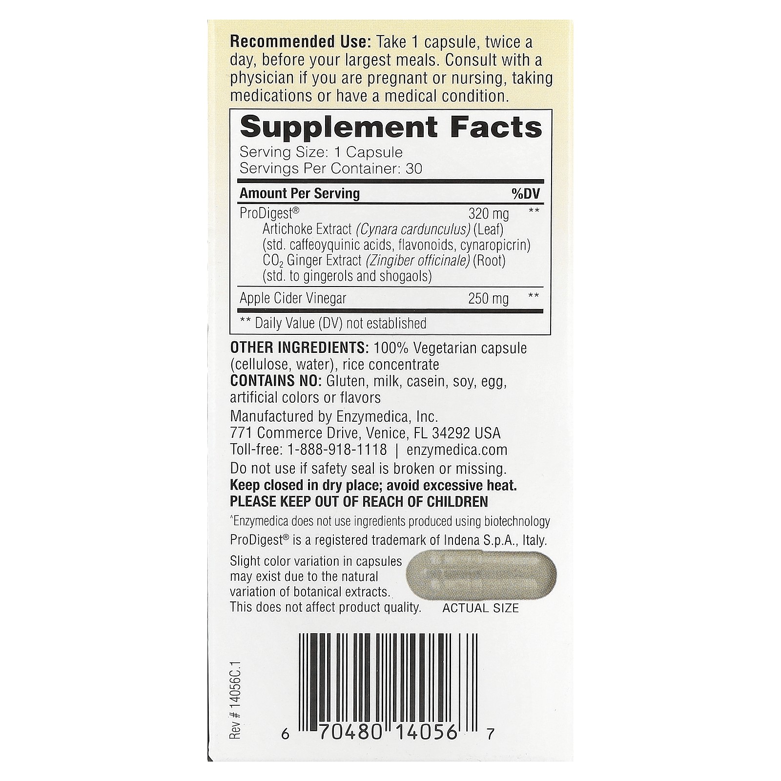 Gut Motility, Digestive Transport Support, 30 Capsules