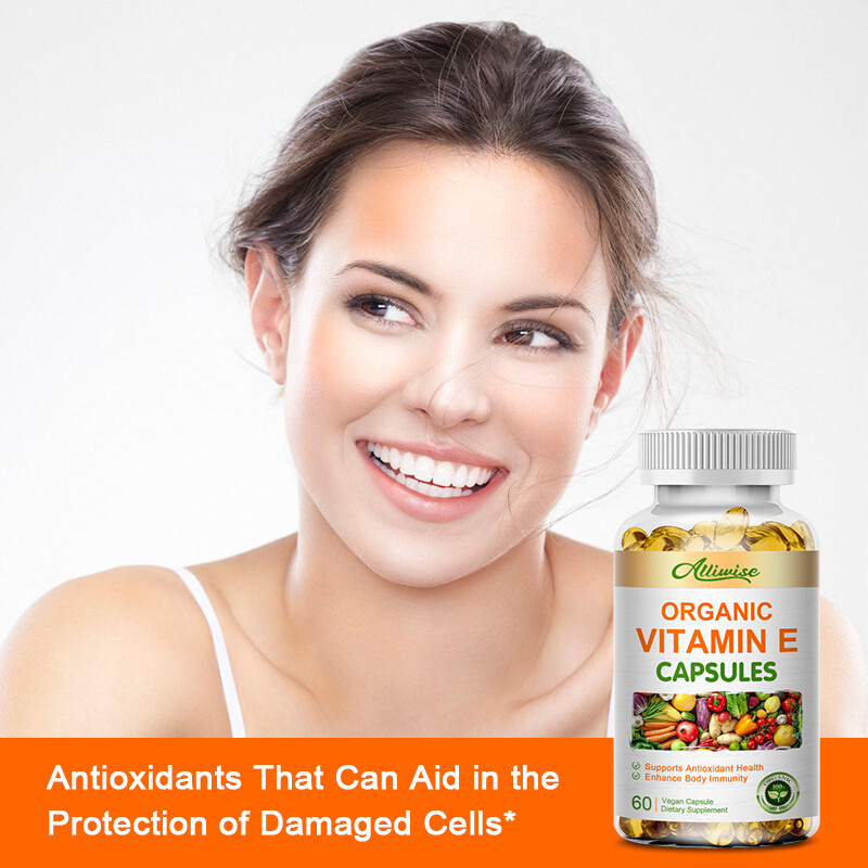 Vitamin E 1000 IU 120 Capsules – Supports Skin, Hair, Immune and Eye Health