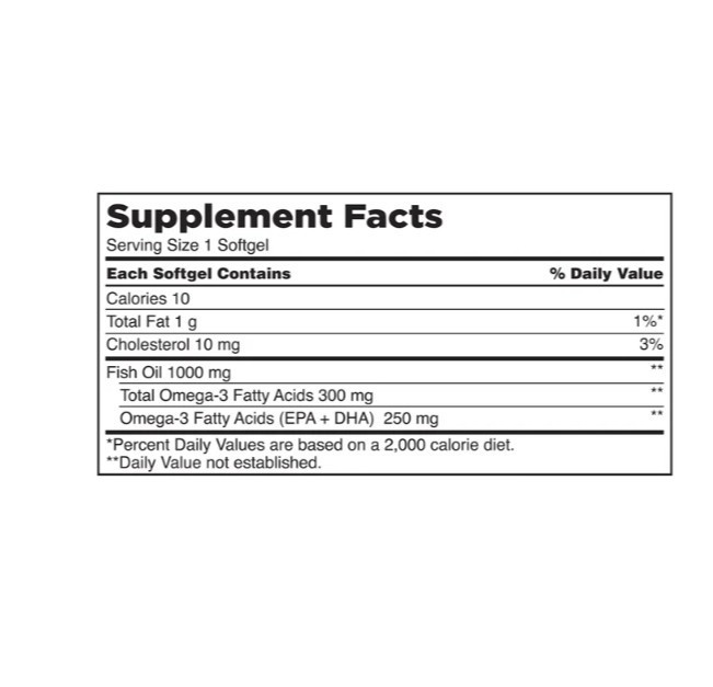 Kirkland Signature Fish Oil 1000mg Omega‑3 – 400 Softgels – USP Verified