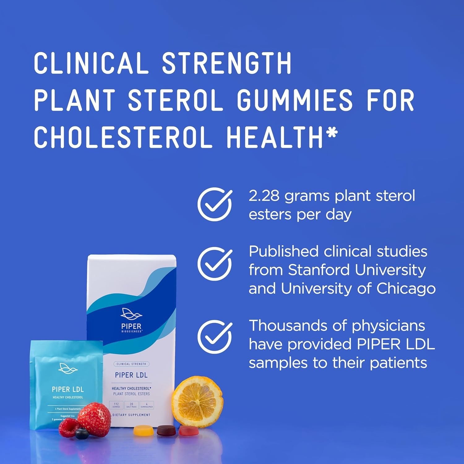 Plant Sterols Healthy Cholesterol Gummy Supplement 2280 mg Plant Sterol Ester…