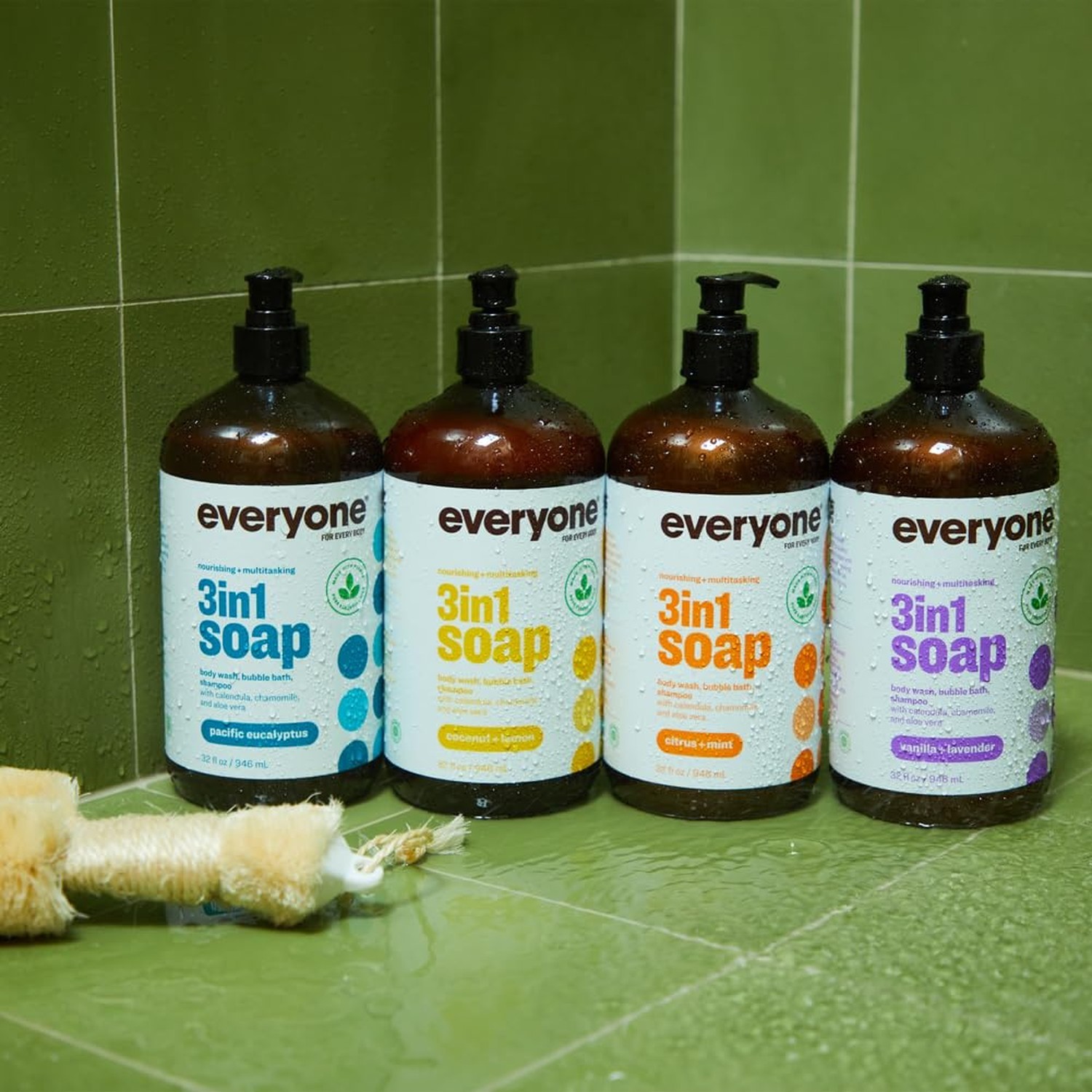 EO, Soap 3 In 1 Vanilla Lavender, 32 Fl Oz Vanilla,Lavender