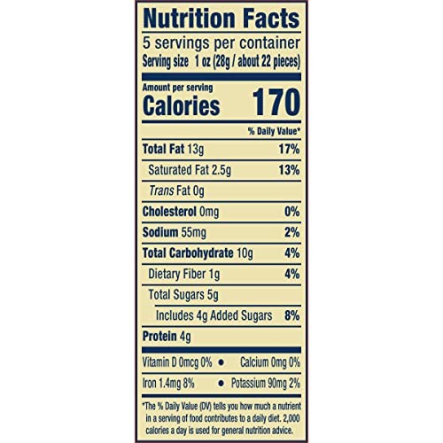 PLANTERS Cashews Cinnamon & Brown Sugar – Trail Mix Snack 5 oz (Pack of 1)