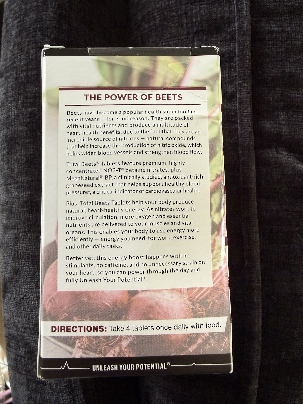 Force Factor Total Beets Blood Pressure Support Supplement