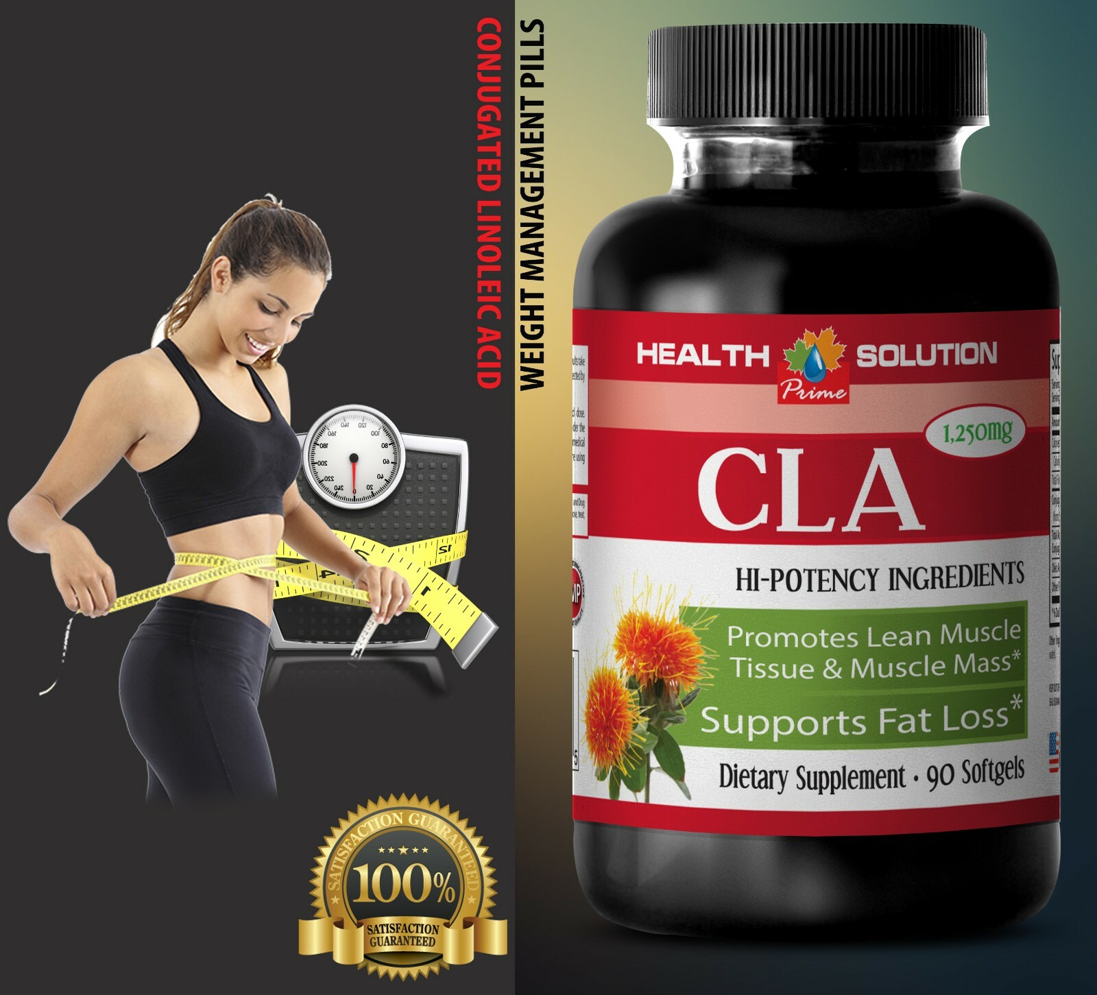 anti inflammatory – CLA 1250MG – natural weight loss pills 1 Bottle 60 Softgels