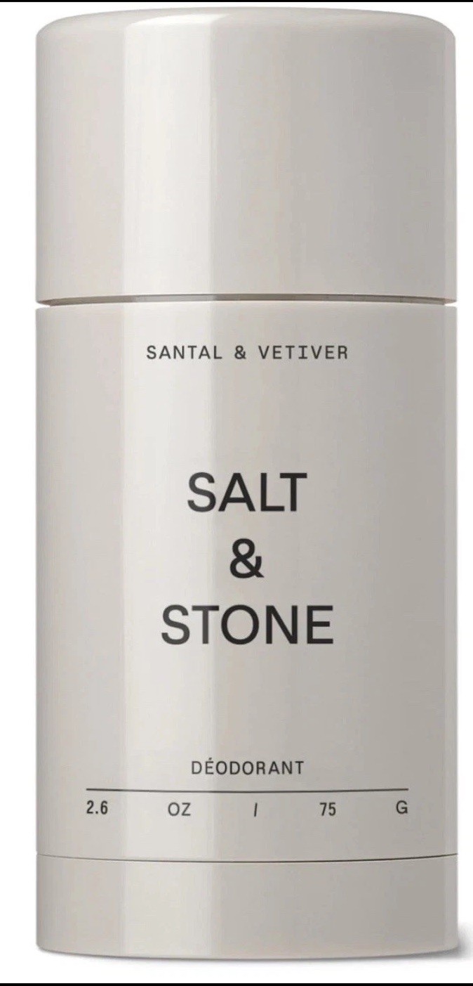 Salt & Stone Aluminum Free Deodorant | 2.6 Ounce (Pack of 1) Santal & Vétiver