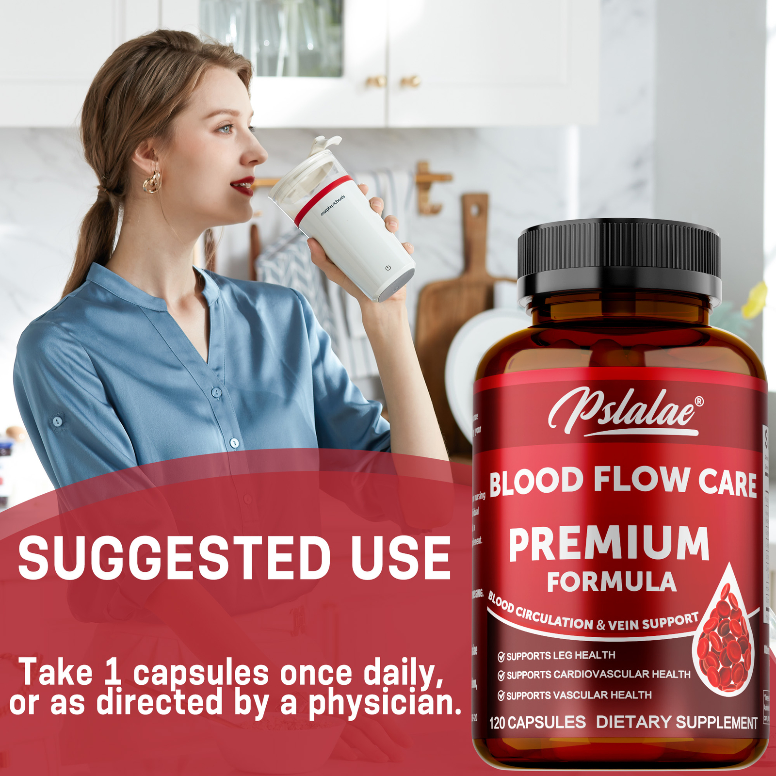 Blood Flow Care – Clean Veins and Arteries, Heart Health & Immune Support