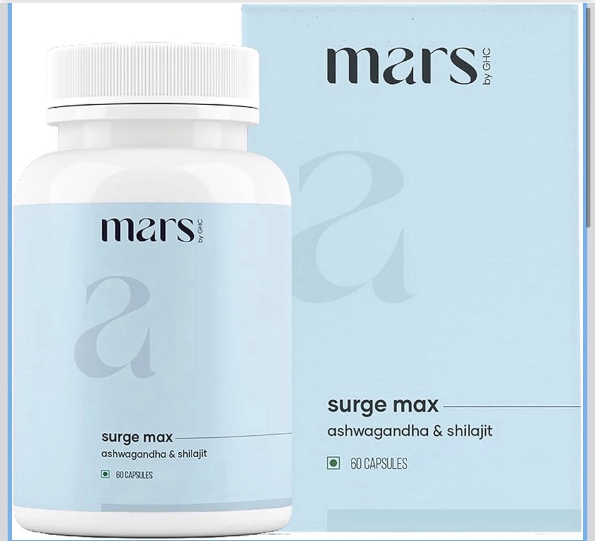 Mars Surge Max Caps Natural Mineral Supplement for Energy and Vitality
