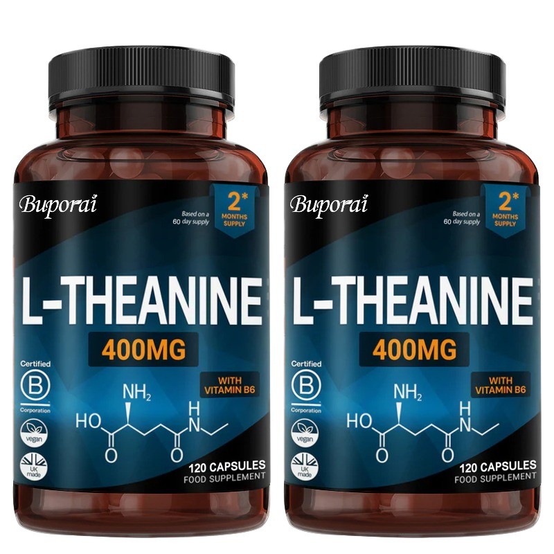 L-Theanine 400mg 240pcs,Relaxation,Maintain Nervous System Health,Keeps You Calm