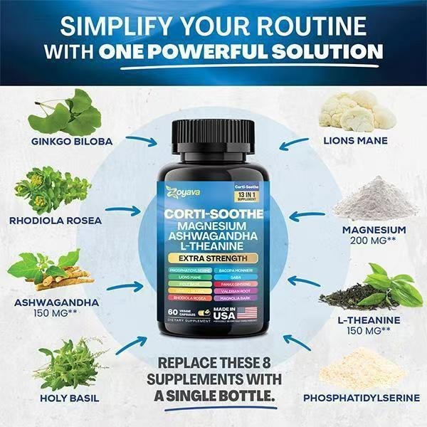 LUXRY Soothe&Smooth Bundle – Zoyava Cortisol Myo-Inositol All-in-One Supplement