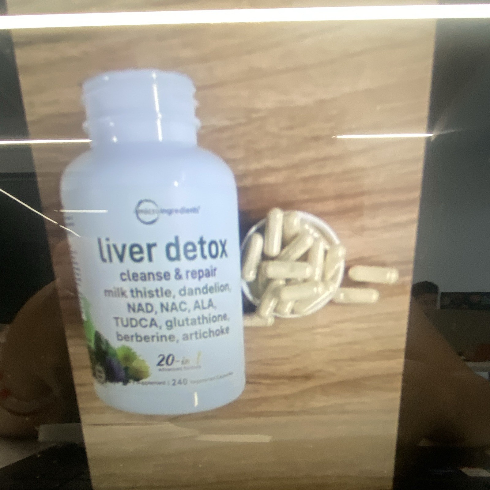 Micro Ingredients Liver Detox – 240 Veggie Caps – 20-in-1 Advanced Support